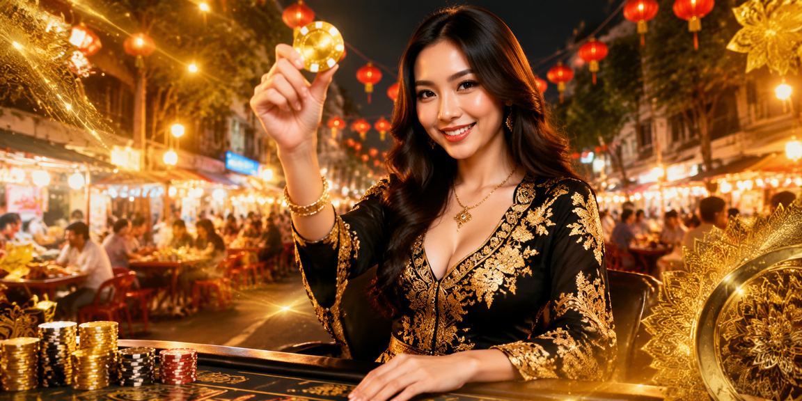 Malaysian user playing online slots on a smartphone in Kuala Lumpur