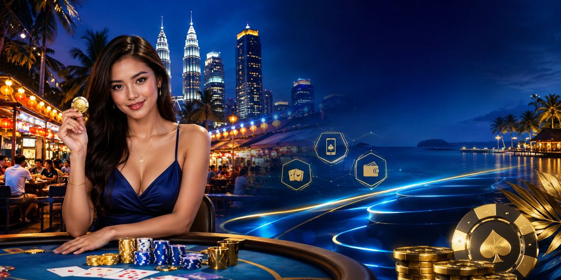 Malaysian casino player playing card games in Kuala Lumpur