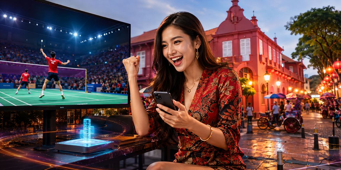 Malaysian users making deposits and enjoying online entertainment on the platform in Melaka
