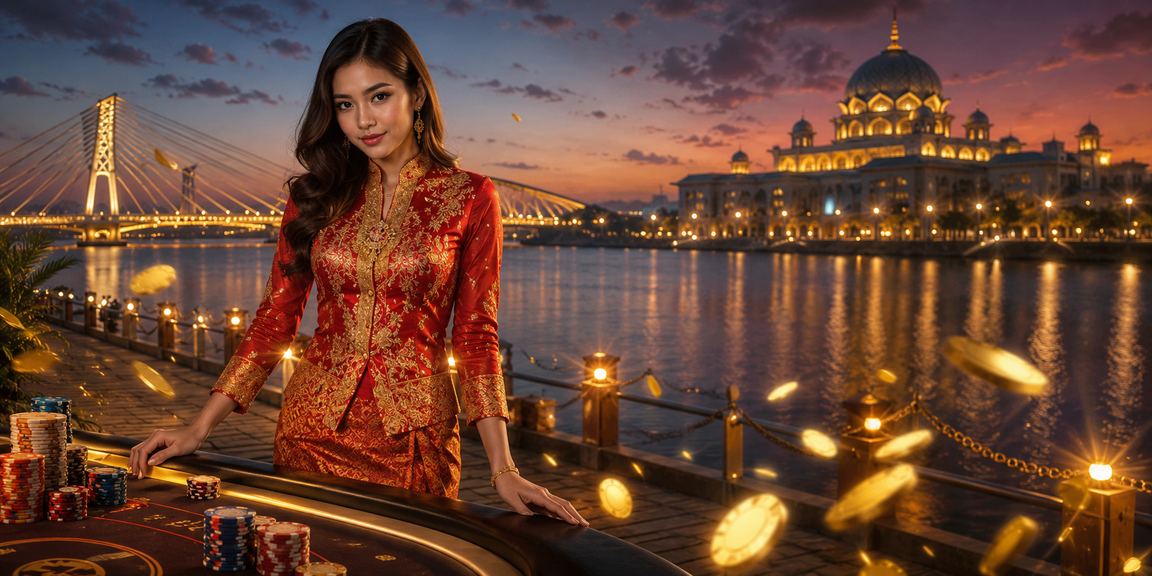 User enjoying a Malay-style online betting experience in Putrajaya, Malaysia